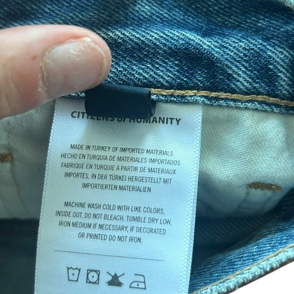 CITIZENS OF HUMANITY Sabine High Rise Straight Leg Jeans in Gretta Size 26 NWT - Picture 11 of 11